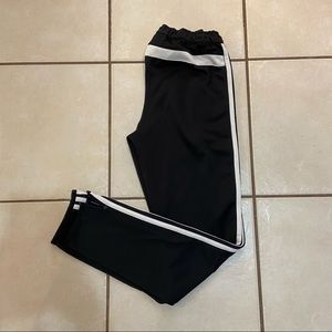 Adidas Youth Black and White Active Pants